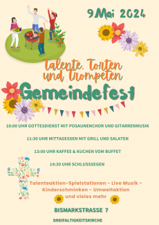 Gemeindefest an Himmelfahrt