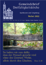Gemeindebrief Dreifaltigkeitskirche 2022